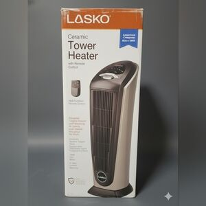 Lasko Ceramic Tower Heater with Remote